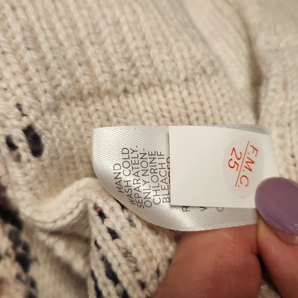 NWOT, J.jill pure jill Multicolor Intarsia Long sleeve  Sweater Sz XL - Picture 5 of 9